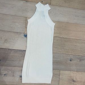 TURTLE NECK MINI DRESS